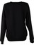 3 Ip Şardonlu O Yaka Siyah Kadın Sweatshirt 26KL71S95002 3