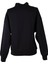 Dik Yaka Fermuarlı Siyah Kadın Sweatshirt 26KL71S95008 2