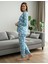 Bulut Desenli Pamuklu Pijama Takımı 2