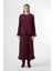 Güpür Detaylı Etek Takım Bordo 38004 1