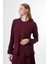 Güpür Detaylı Etek Takım Bordo 38004 5