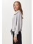 Dik Yaka Fermuarlı Modal Sweatshirt LUB0308 Taş Grisi 4