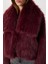 Kısa Suni Kürk Kaban LFG0171 Bordo 5