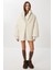 Oversize Suni Kürk Kaban LVW0008 Kemik 4