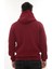 Erkek Bordo Standart Fit Normal Kesim Içi Polarlı Tam Fermuarlı Kapüşonlu Pamuklu Sweatshirt 4