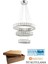 Parla Kristal LED Sarkıt Avize 3