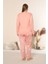 Sandy Soft Termal Kumaş Büyük Beden Kışlık Kadın Pijama Takımı 1300 5