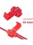 Hızlı Kablo Ekleme Aparatı Konnektör Klips Klemens Kırmızı 50 Adet 1