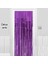 Işıltılı Duvar ve Kapı Perdesi Mor Renk 90X200 cm 1