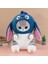 Stitch Mofusand Kedi Stich Başlıklı Kedi Peluş Oyuncak 40 cm Büyük Boy 1