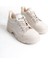 Jane Bağcıklı Ortopedik Taban Kadın Sneaker Spor Ayakkabı Ckt - Krem 5