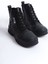 Amber Bağcıklı Fermuarlı Ortopedik Taban Kadın Bot Cst - Siyah 4