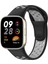 Xiaomi Redmi Watch 3 Spor Delikli Kordon - Siyah-Gri 1