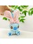 Mavi-Pembe Stitch Peluş Oyuncak 15CM Uzun Kulaklı Stich Anahtarlık Çanta Charm Aksesuar Stik 1