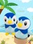 Piplup Peluş Oyuncak Pokemon Peluş Oyuncak Pokemon Piplup Penguen Peluş Oyuncak 40CM Büyük Boy 2