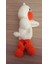 Amigurumi Beyaz Kadife Ipten Ördek Uyku Arkadaşı 2
