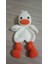 Amigurumi Beyaz Kadife Ipten Ördek Uyku Arkadaşı 3
