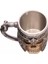 Premium Paslanmaz Çelik Iç Hazneli Kurukafa Görünümlü Viking Bira Kupası – Kupa Tasarım 400ML 5