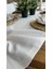 Keten Dokulu Ekru Runner (Peçetesiz) 2