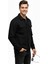 Erkek Siyah Silim Fit Mevsimlik Süet Spor Mont BGL-ST05016 3