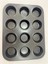 12 Gözlü Teflon Çelik Kek Kalıbı | Profesyonel Muffin Kalıbı | Yapışmaz 12’li Fırın Kalıbı 5