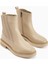 Lena Bej Lastik Detaylı Kadın Bot 2