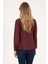 Kadın Plum Gömlek Basic 50316711-VR177 5