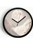 Soyut - Bohem - Doğa Modern Duvar Saati - 25CM - Önü Camlı Siyah Kasa - Sessiz Mekanizma 1