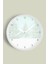 Soyut Doğa Manzara Temalı Modern Duvar Saati - 25CM - Önü Camlı Beyaz Kasa - Sessiz Mekanizma 1