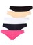 Kadın, Lisanslı, 5'li Modal Brazilian Slip Külot, Beyaz-Siyah-Ten-Fuşya-Lacivert 1