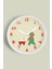 Ayı Ile Ördek Arkadaşlığı Çocuk Odası Duvar Saati - 25CM - Önü Camlı Beyaz Kasa - Sessiz Mekanizma 1