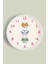 Sevimli Kediler Modern Duvar Saati - Çocuk Odası Duvar Saati - 25CM - Önü Camlı Beyaz Kasa 1