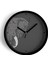 Soyut Fil Tasarım Modern Duvar Saati - 42CM - Önü Camlı Siyah Kasa - Sessiz Mekanizma 1
