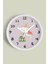 Sevimli Fil Çocuk Odası Duvar Saati - 25CM - Önü Camlı Beyaz Kasa - Sessiz Mekanizma 1