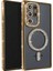 Samsung Galaxy S23 Ultra Joke Simli Magneticsafe Kılıf - Gold 1