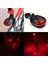 Profesyonel Bisiklet Arka Stop Lambası | 5 LED + 2 Lazer Şeritli Güvenlik Uyarı Işığı | Pilli Fren Lambası MTB ve Yol Bisikleti Arka Feneri 3