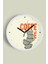 Modern Yazılı Tasarım - '' Coffee '' Mutfak Duvar Saati - 25CM - Önü Camlı Beyaz Kasa 1