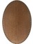30×20 cm Oval Örgü Taban – Delikli Ahşap Görünümlü Çanta & Sepet Tabanı 1