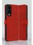 Samsung Galaxy S25 Edge Trend S Plus Kapaklı Kılıf - Kırmızı 2