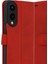Samsung Galaxy S25 Edge Trend S Plus Kapaklı Kılıf - Kırmızı 4