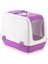 Buğz Mikopet Büyük Kapalı Kedi Tuvaleti Mor 5