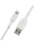 Örgülü Lightning Kablosu (Iphone, Ipad, Airpod'lar Için Boost Charge Lightning - USB Kablosu) Mfi Sertifikalı iPhone Şarj Kablosu, Örgülü Lightning Kablosu (1 M, Beyaz) 1
