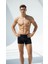 Erkek 6’lı Boxer Seti – Siyah Renk Esnek Bel Lastikli Modal 4