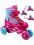 Kanatlı Işıklı Inline Paten Kız Çocuk Pateni Silikon Teker 1
