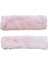 Peluş Seyahat Emniyet Kemer Pedi Kılıfı 2'li Pudra Pembe 1