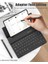 Galaxy Z Fold 5/6/7 ile Uyumlu Standlı Bluetooth Klavyeli ve Keyboard Kapak, Siyah-Karbon 4