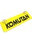 Komutan Yazılı Sarı Dekor Plaka Vantuzlu Cam Süsü 22X7.5CM Kmt2 1