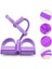 Mor Body Trimmer Ayaklı Direnç Lastiği - Pilates Lastiği - Fizik Tedavi Lastiği Mor 1