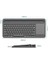 Şarjlı Bluetooth Touchpad Klavye Dual Bağlantı iPad Pro ile Uyumlu 12.9 Uyumlu Hızlı ve Kolay Kablosuz Bağlantı Tablet ve Telefon ile Kullan Türkçe Q Klavye ZR731 4