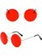 Buğz John Lennon Kırmızı Parti Gözlüğü 2
